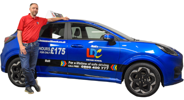 Matt Harris's driving school car